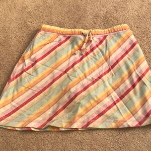 Striped skirt skirt